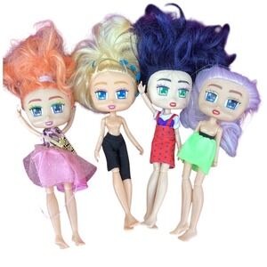 Boxy Girls Dolls Lot of 4 Jay At Play Fashion Play